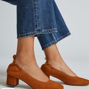 Everlane the Day Heel Suede Size 7.5
